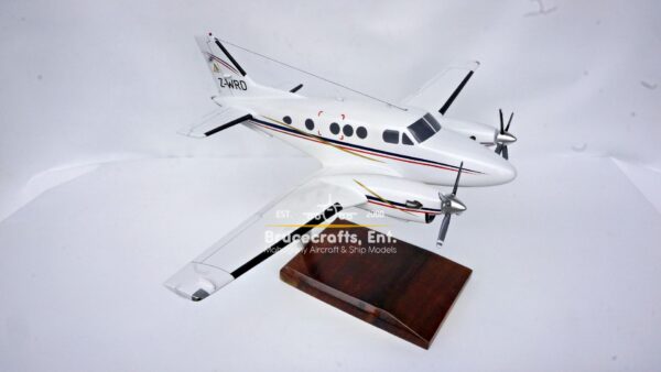 Model of Beechcraft King Air C90 with detailed craftsmanship.